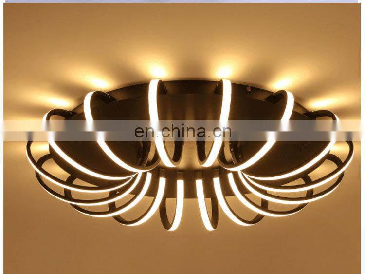 simple living room Led art ceiling lamp study lamp Nordic creative lighting
