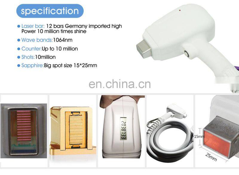 2020 most popular pigmentation removal skin tightening e-light 808nm nd yag laser multifunction machine