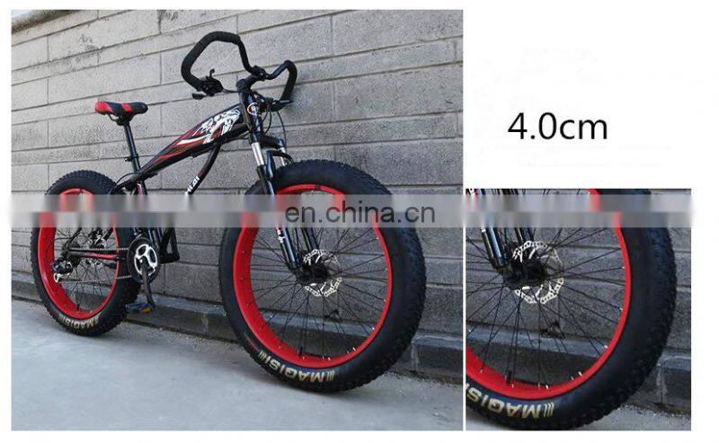 Cheap and best 26 inch 21 speed fat tire Mountain Bike with disc brake