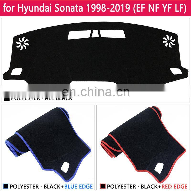 for Hyundai Sonata EF NF YF LF 1998~2019 Anti-Slip Mat Dashboard Cover Pad Sunshade Dashmat Carpet Car Accessories Rug 2010 2016