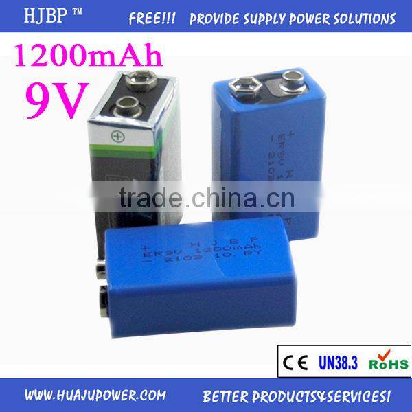 2016 hot sale ER9V 3.6V LiSOCl2 non-rechargeable Lithium primary battery