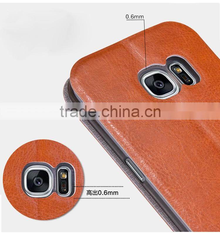 2016 MOFi Case Cover for Samsung Galaxy S7, Leather Flip Cover for Samsung Galaxy S7 Case Smartphone