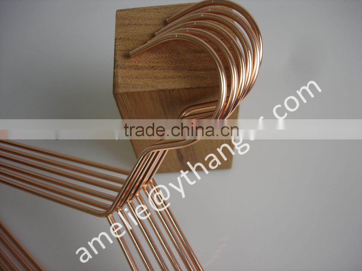 copper metal coat hangers for clothes