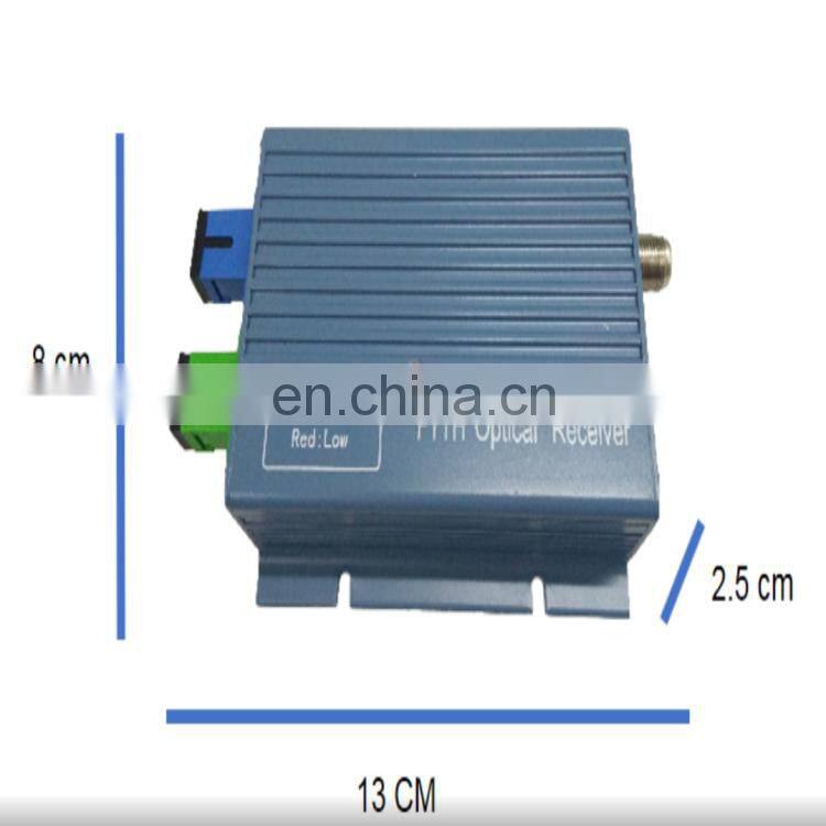 low price indoor catv 2 input active agc ftth mini optical node receiver with wdm