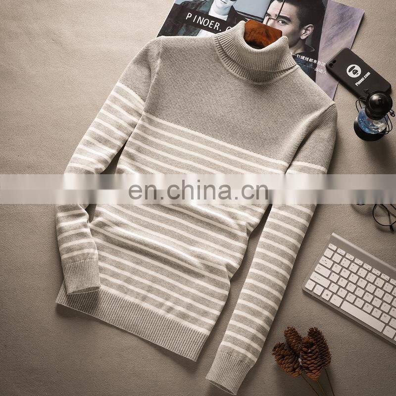 Factory direct sale fashion pullover fashion men's turtleneck sweater