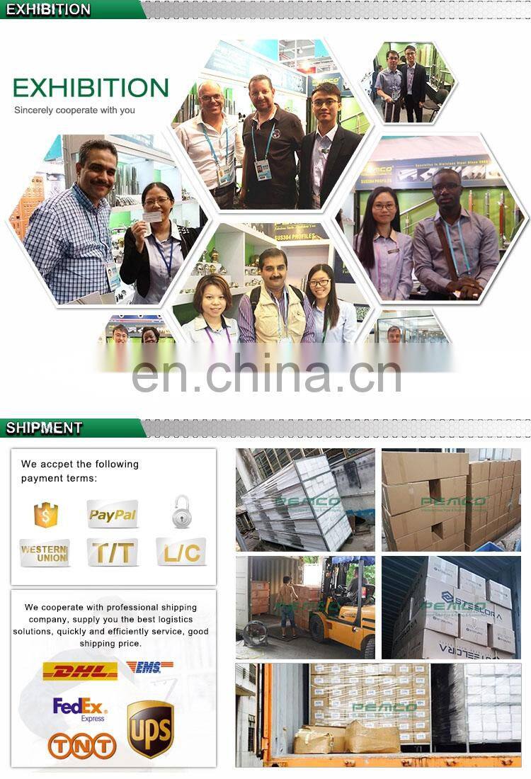 Wholesale 304 316 Inox Balcony Inox Luxury Glass Clamp Railing Balustrade Factory China