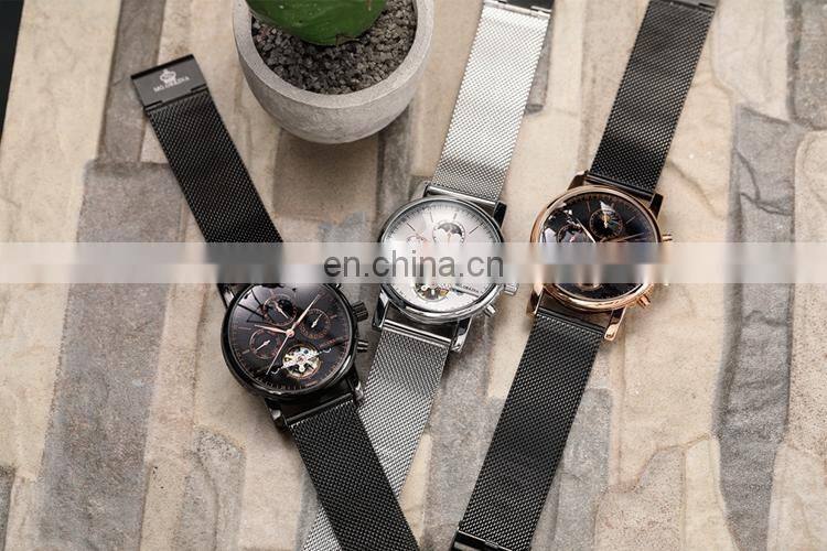 MG.ORKINA MG088 Online Selling Men Fashionable Watch Analog Display Moon Phase Automatic Mechanical Oem Watches