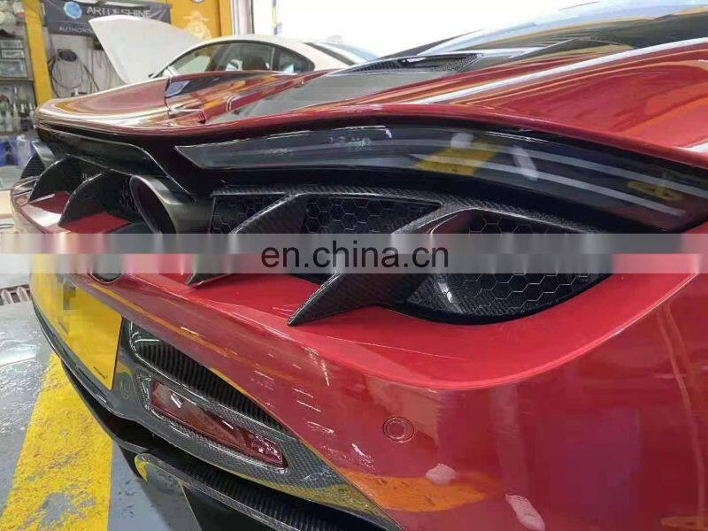 Runde TOPCA Style Carbon Fiber And Fiberglass Material Bumper Engine Hood Body Kits For 2017-2019 Mclaren 720s Upgrade