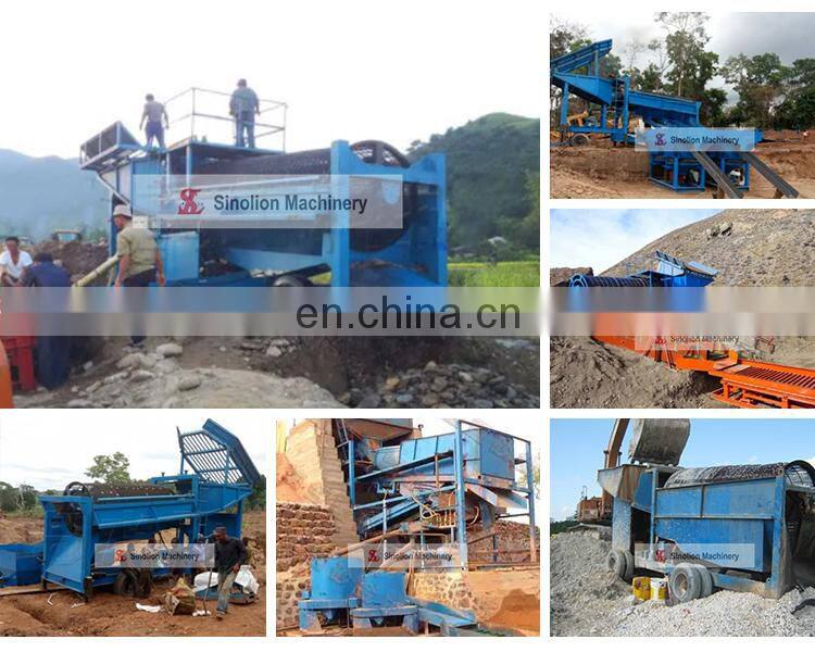 Mineral separator gold trommel wash plant trommel screen centrifuge separator with high quality