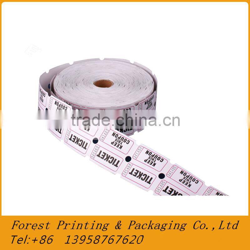 Lottery Game Ticket, Raffle Ticket, Serial Numbering Tickets