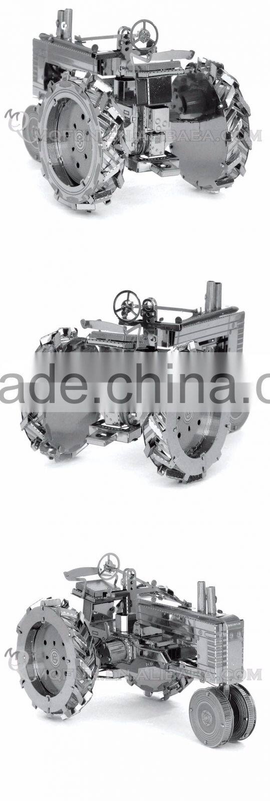 Piece Fun 3D Metal Puzzle Vehicle Farm Tractor car Adult intelligent DIY model educational toys gift NO GLUE NEEDED NO.PF 9211