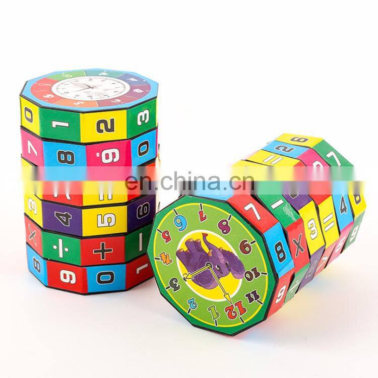 Children Montessori Games Mathematics Numbers Magic Cube Toy Puzzle Game Kids Learning Education Math Toy Fun Calculate Game