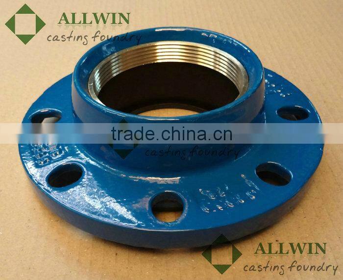 flanged adapter for cast iron pipe