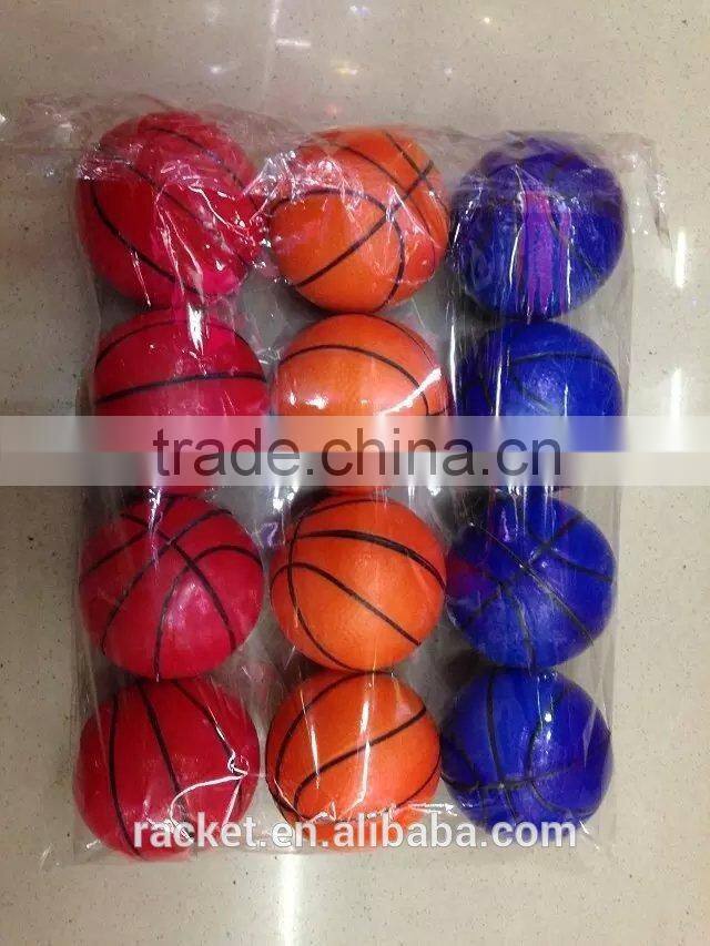 6.3cm pu foam antistress game ball for promotion toy ball pu ball