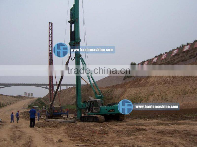 HF-YD7 Earth Drilling Machine Ground Screw Pile Driver