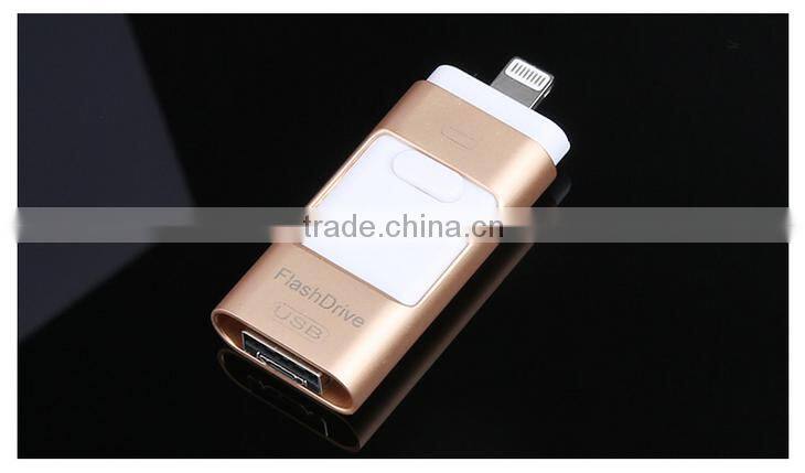 3 in 1 otg usb drive for iphone and Android