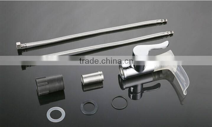 LED Color Temperature Control, Waterfall Faucet, Led Light faucet