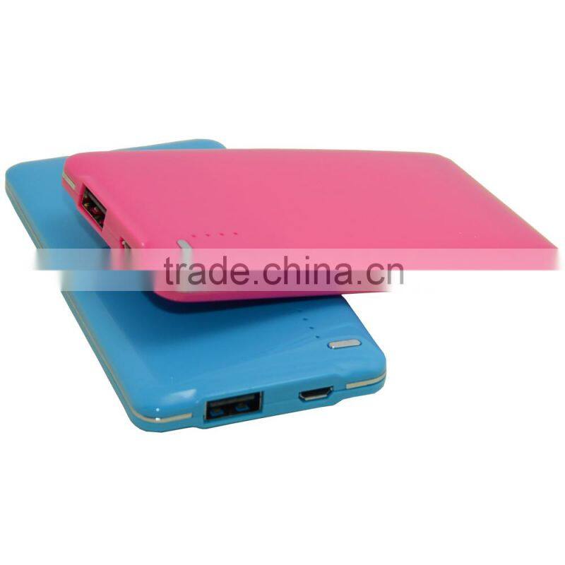 portable mobile power bank 4000mah mobile power supply for samsung galaxy 5 power bank pcba