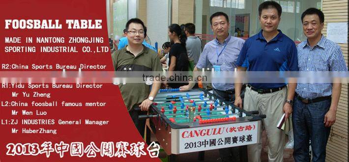 Glass Foosball Table& 5 feet soccer table& kicker game football table