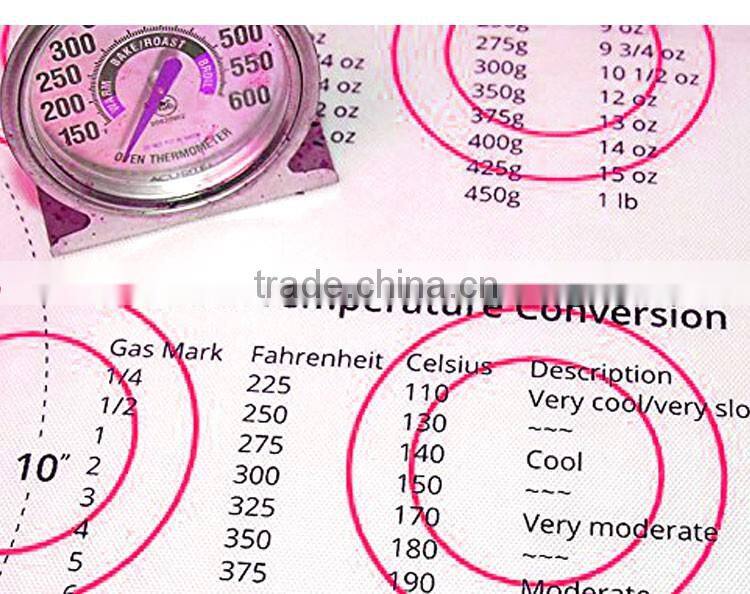 Silicone Pastry ,table, dinner Mat, Non-Slip Sheet Sticks To Countertop for Rolling Dough
