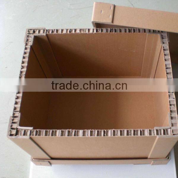 Promotional High Quality Nice Design Honeycomb Paper Crate Wine Box Honeycomb Wine Crate