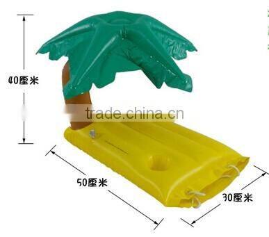 Eco-friendly pvc inflatable floating drink holder