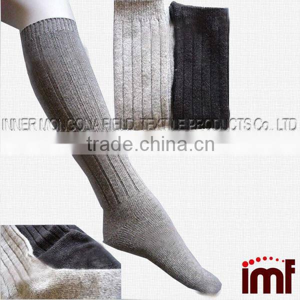 Warm Knitted Colourful Women's Cashmere Socks