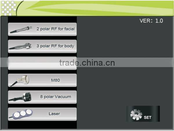 best cavitat laser slimming machine/multipolar tripolar bipolar rf/vacuum rf machine