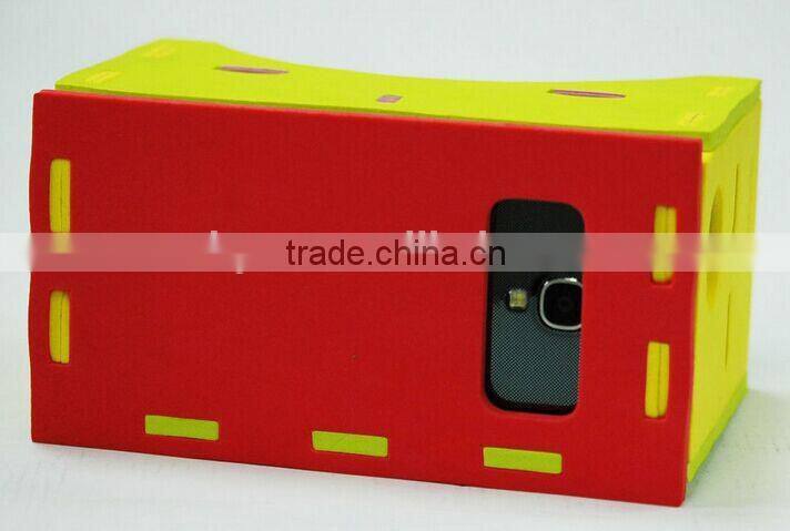 2015 new EVA google cardboard for iphone 6plus and android phones