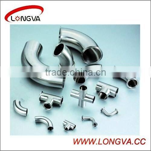 Sanitary ss pipe fitting 90 degree elbow