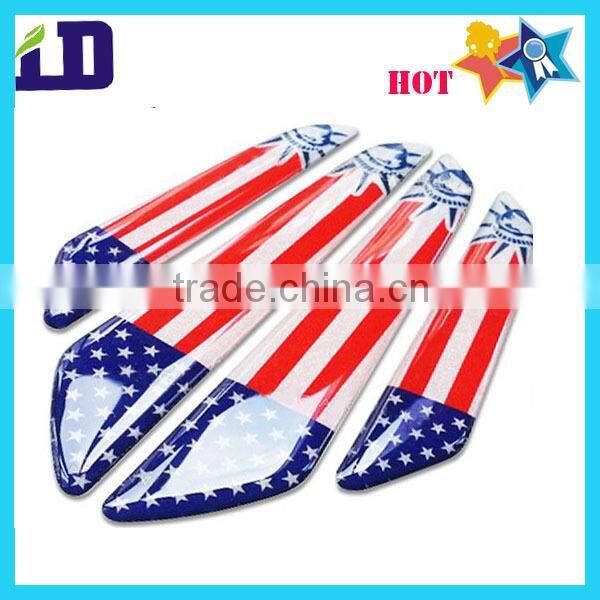 flag shape custom domed clear sticker,epoxy sticker