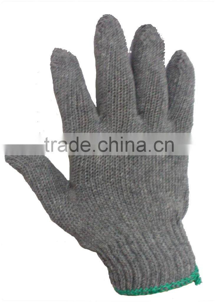 208H GREY 600 GRAMS 7 KNITTING COTTON SAFETY WORKING GLOVE