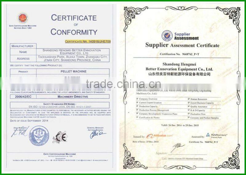 Hot selling biomass wood pellet machine supplier