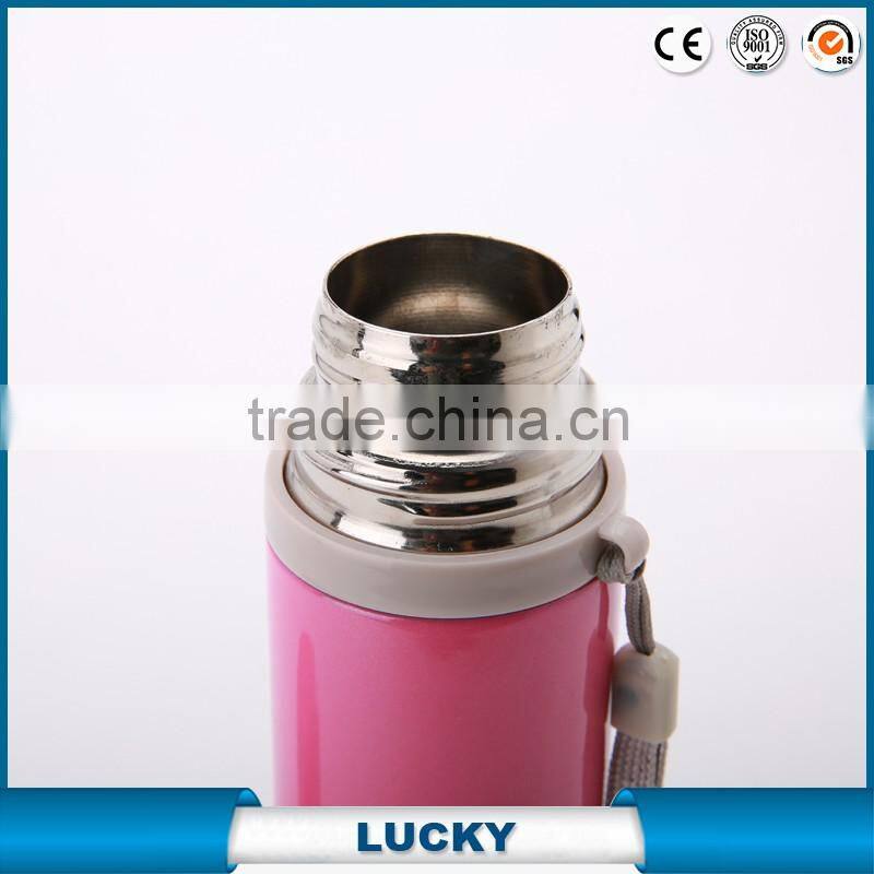 Hot selling eco-friendly water thermos 180ml bullet shape stainless steel vacuum flask