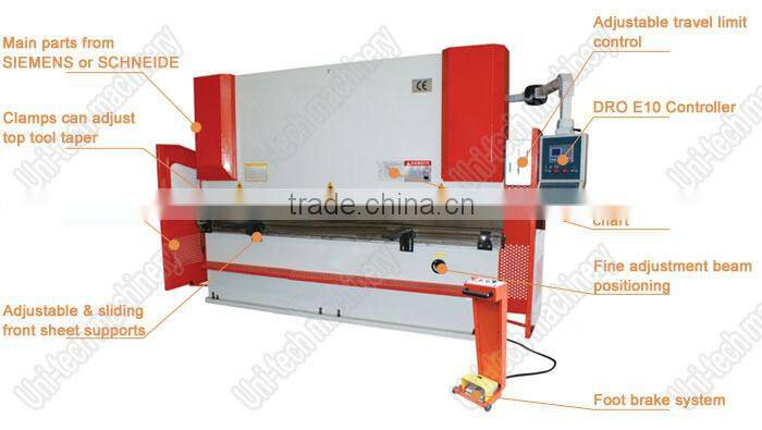 Metal sheet bending machine WC67Y