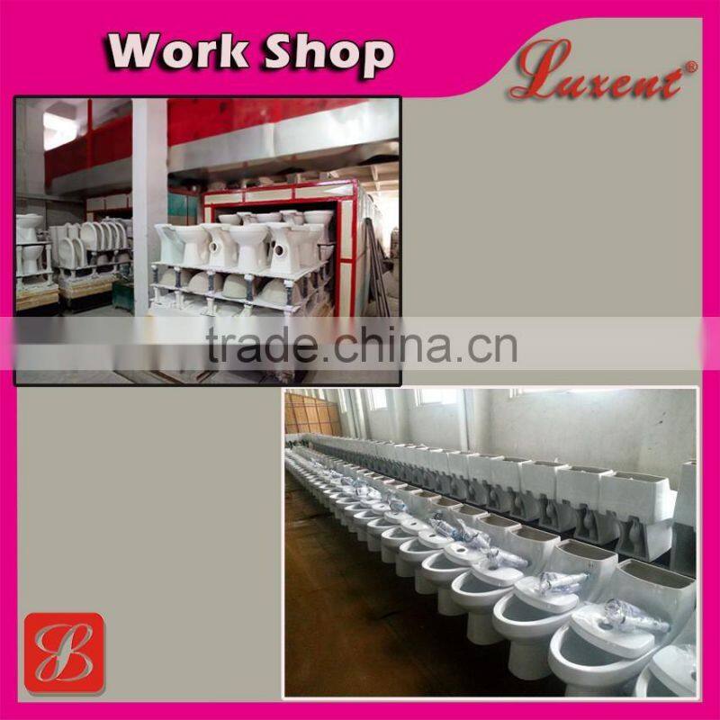 Colorful ceramic wash room 17"Lavatory Basin Light Blue