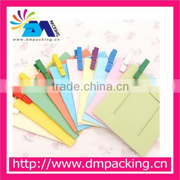 colorful paper photo paper frame for children