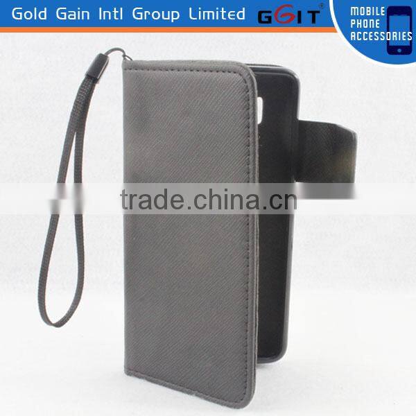 2014 High-end PU Leather+TPU Tray Flip Cover for Huawei G510