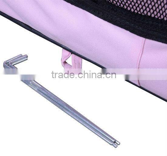 Pink 8 Panel Portable Pet Dog Play Pen Run