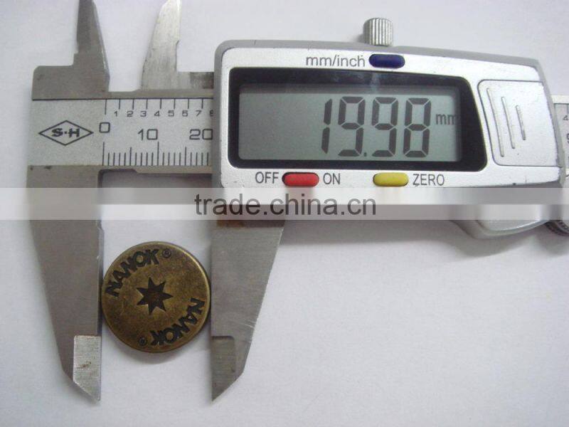 20mm hot sale metal snap waterproof push button