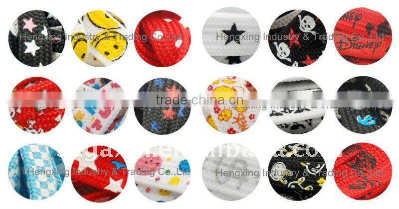 4mm quadrilateral black orange shoelaces