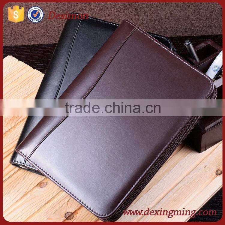 13006 2015 New a4 PU leather business portfolio for interview factory price