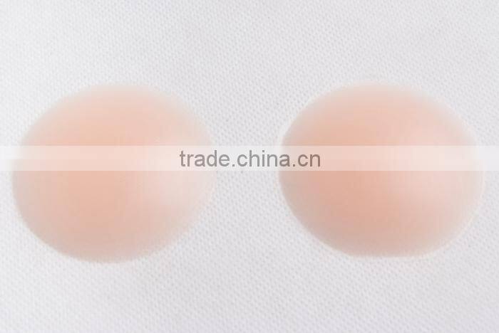 OEM Cheap Girls Sexy Round Shape Nude Silicone Thin Nipple Cover