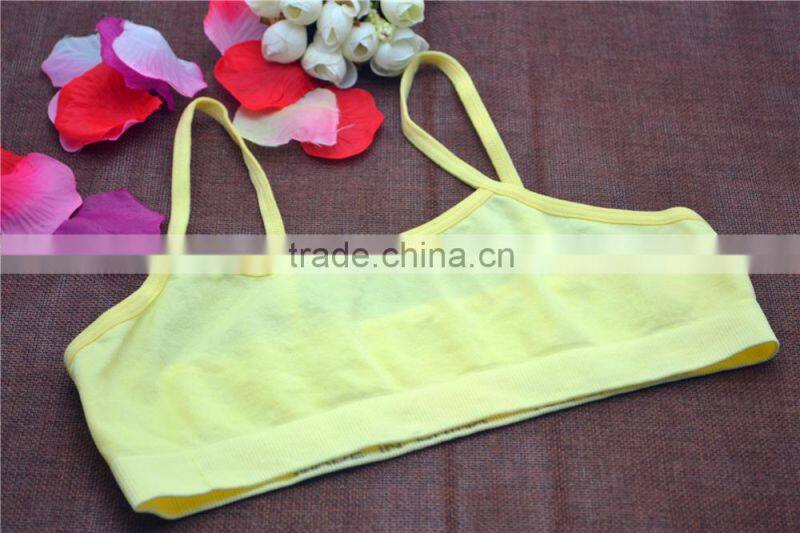 Young girl underwear seamless tank top bra top lingerie