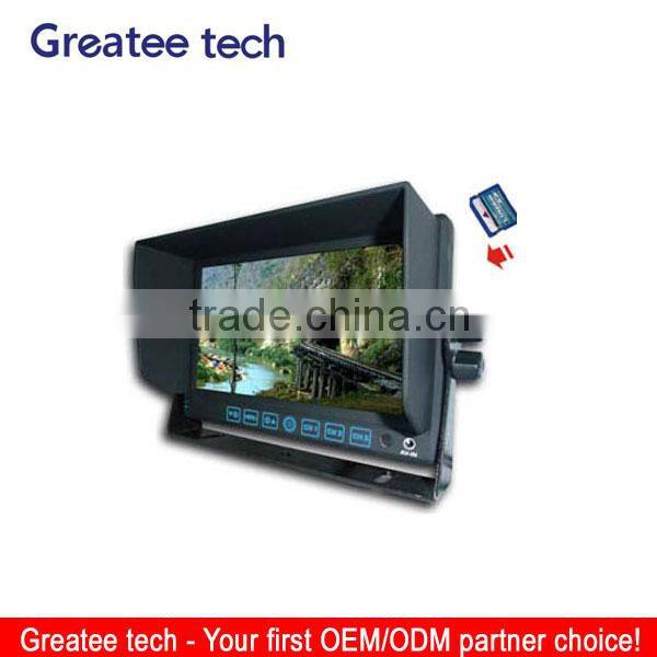7 Inch Digital car lcd monitor with DVR function