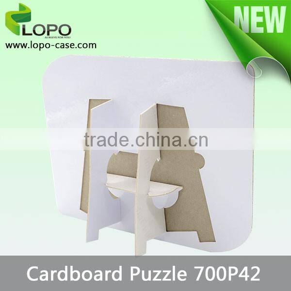 Eco-friendly heat transfer Blank DIY Puzzle for kids as gift