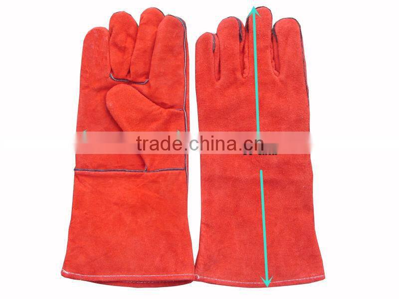 New Design cow leather thin work gloves