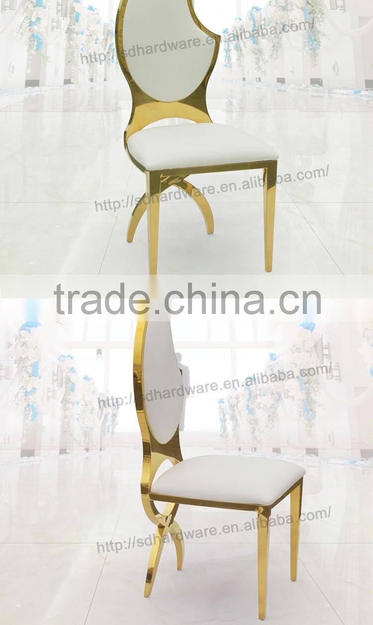 hotel moon back gold frame chairs french white chairs