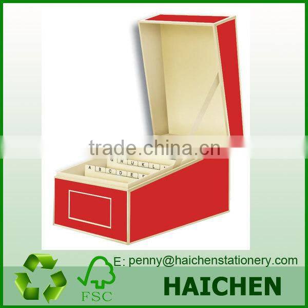 Fancy Business Card Storage Box cardboard box dividers