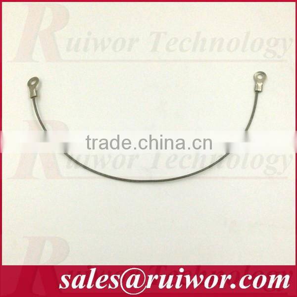 Stainless steel wire rope with eyelet on both sides / any sizes can be customized